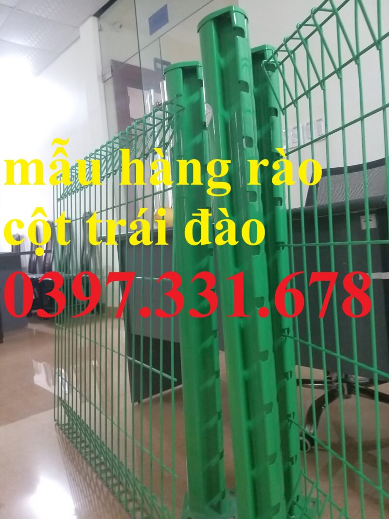 Nơi sản xuất hàng rào lưới thép; Hàng rào cột trái đào