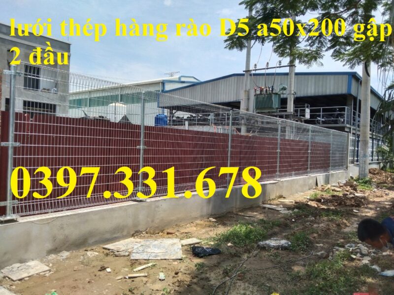 Hàng rào lưới thép hàn; Hàng rào ngăn khu đất trống