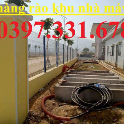 Hàng rào lưới thép khu công nghiệp