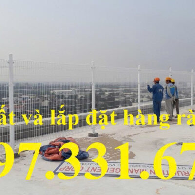 Hàng rào 4mm ô (50x100mm) gập 2 đầu tăng cứng