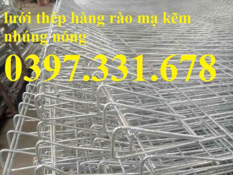 Hàng rào lưới thép phi 5 A50x200 mạ kẽm