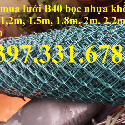 Lưới B40 bọc nhựa 1.2m