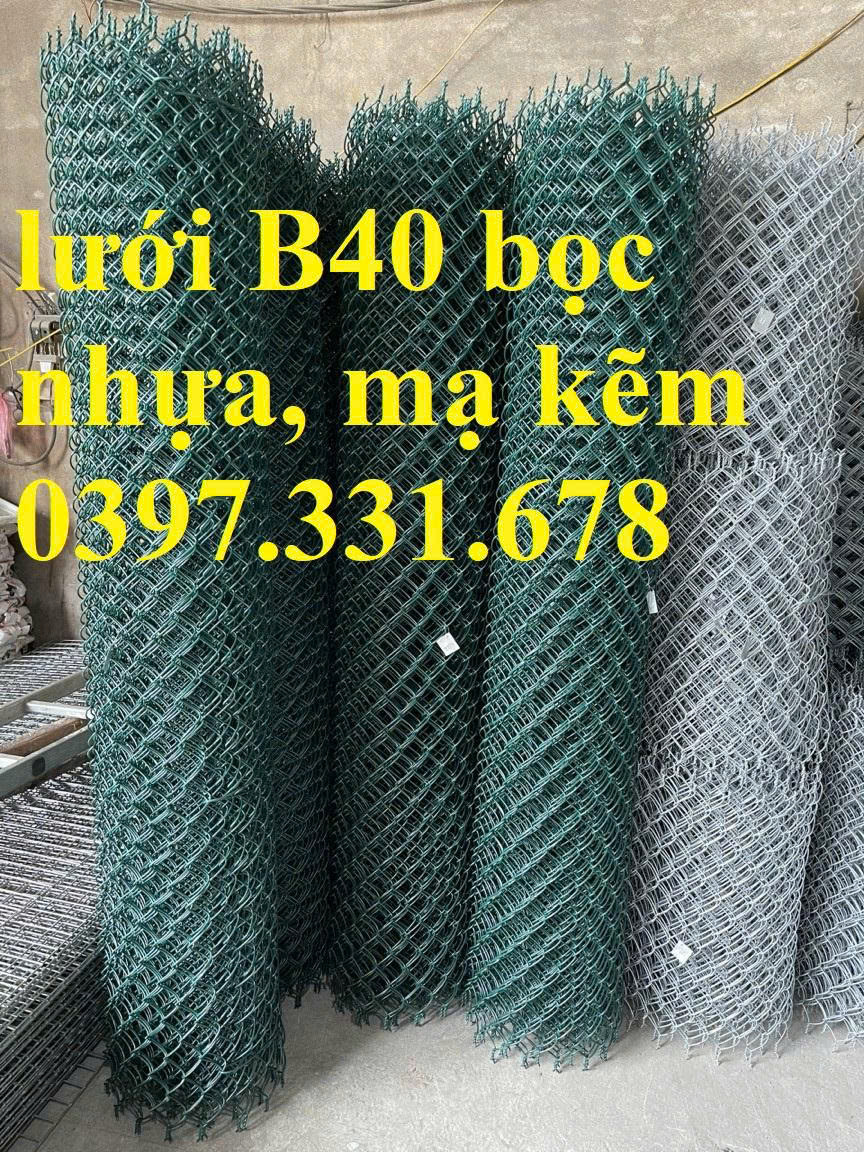 Lưới B40 bọc nhựa 1m
