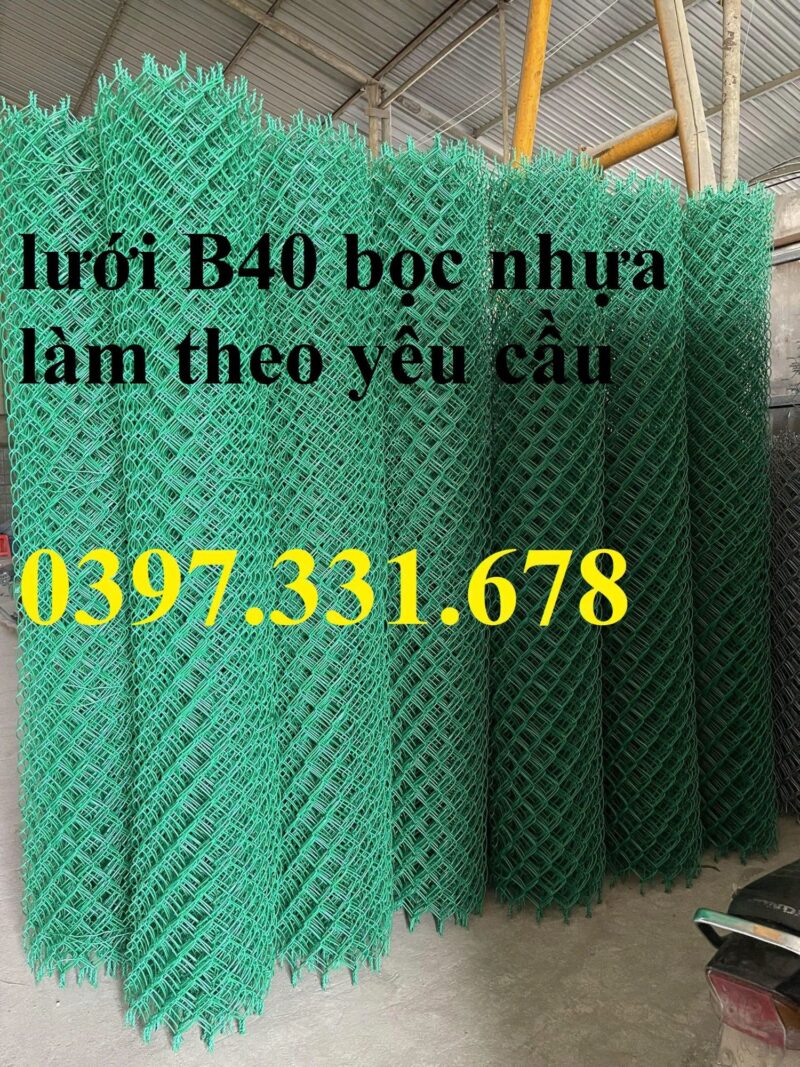 Lưới B40 bọc nhựa 1.5m