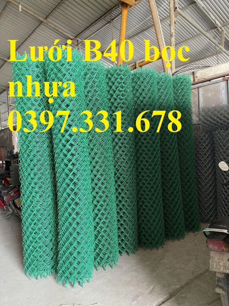 Lưới B40 bọc nhựa 1.5m
