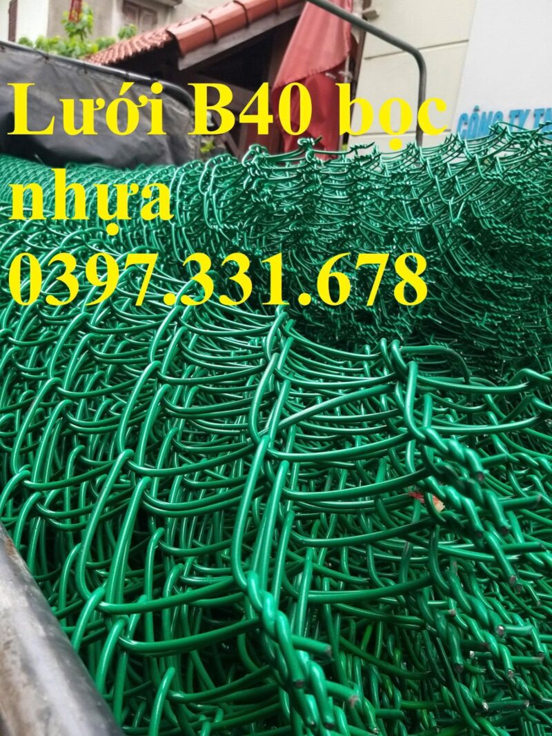 Lưới B40 bọc nhựa 1.5m