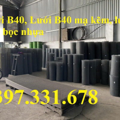 Lưới B40 bọc nhựa 2.0m