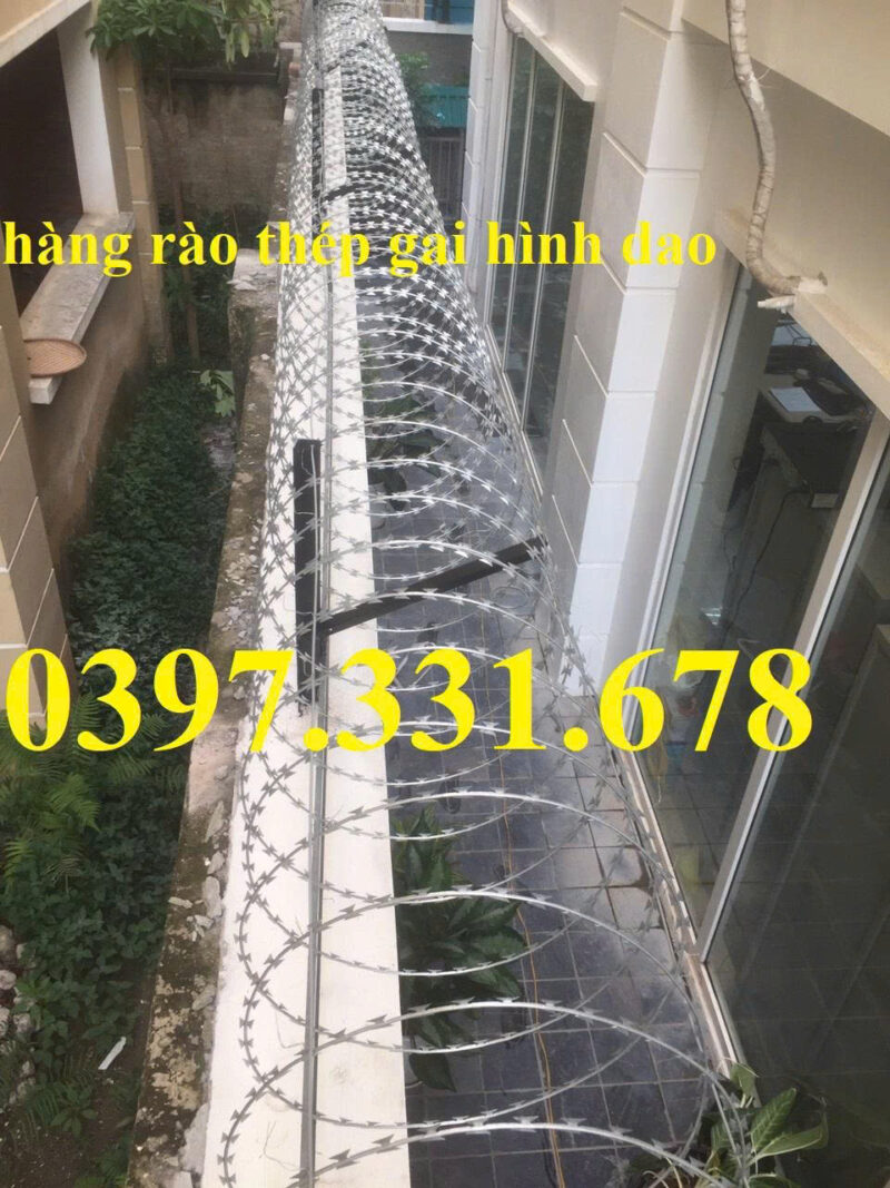 Hàng rào thép gai dao; Thép gai bùng nhùng