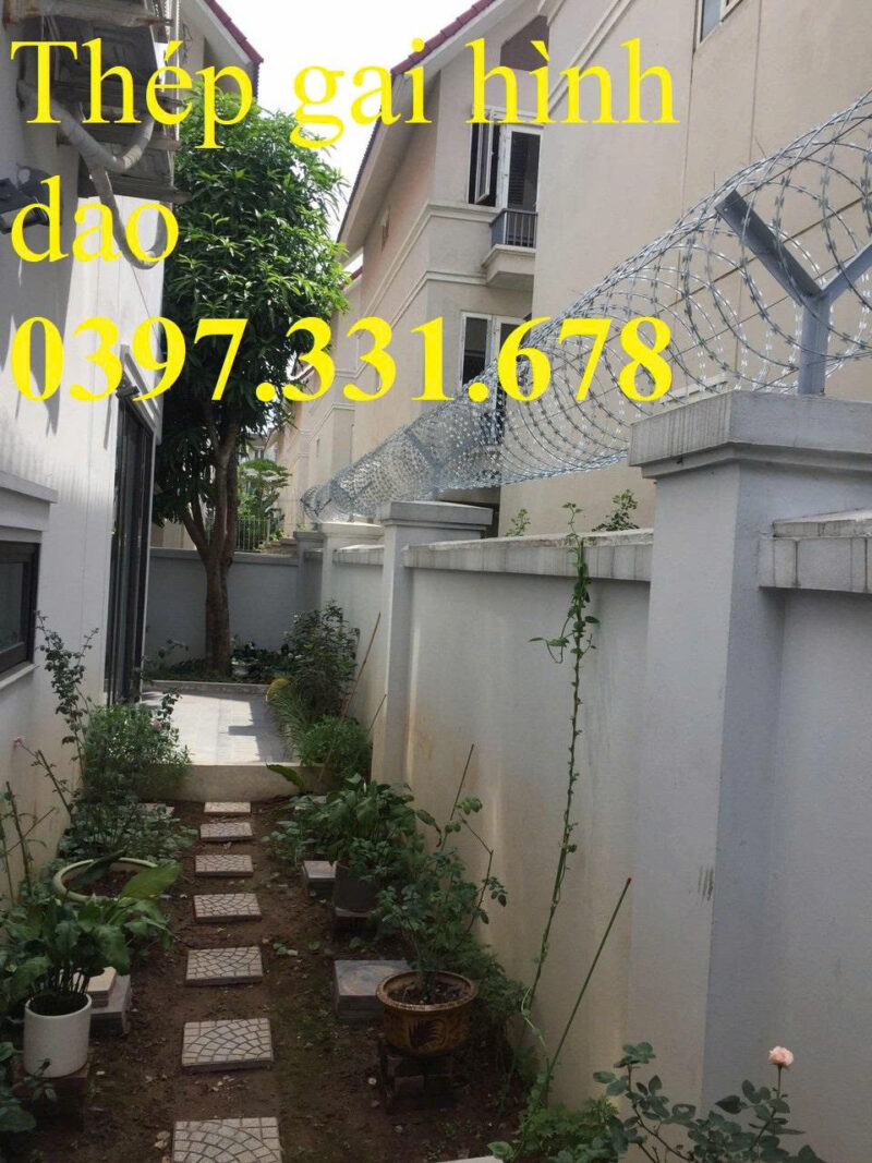 Hàng rào thép gai dao; Thép gai bùng nhùng