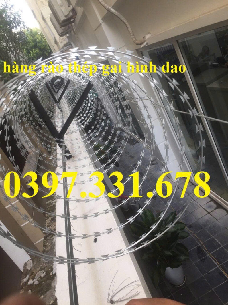 Hàng rào thép gai dao; Thép gai bùng nhùng