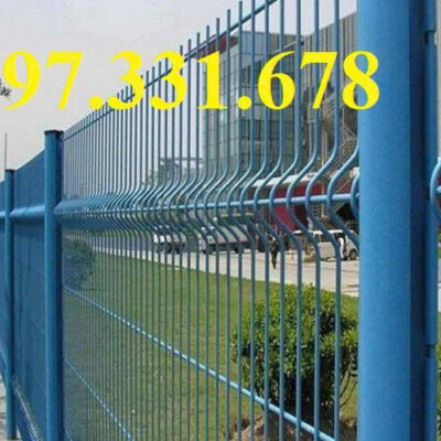Hàng rào lưới thép cột trái đào; Hàng rào cột khóa thông minh
