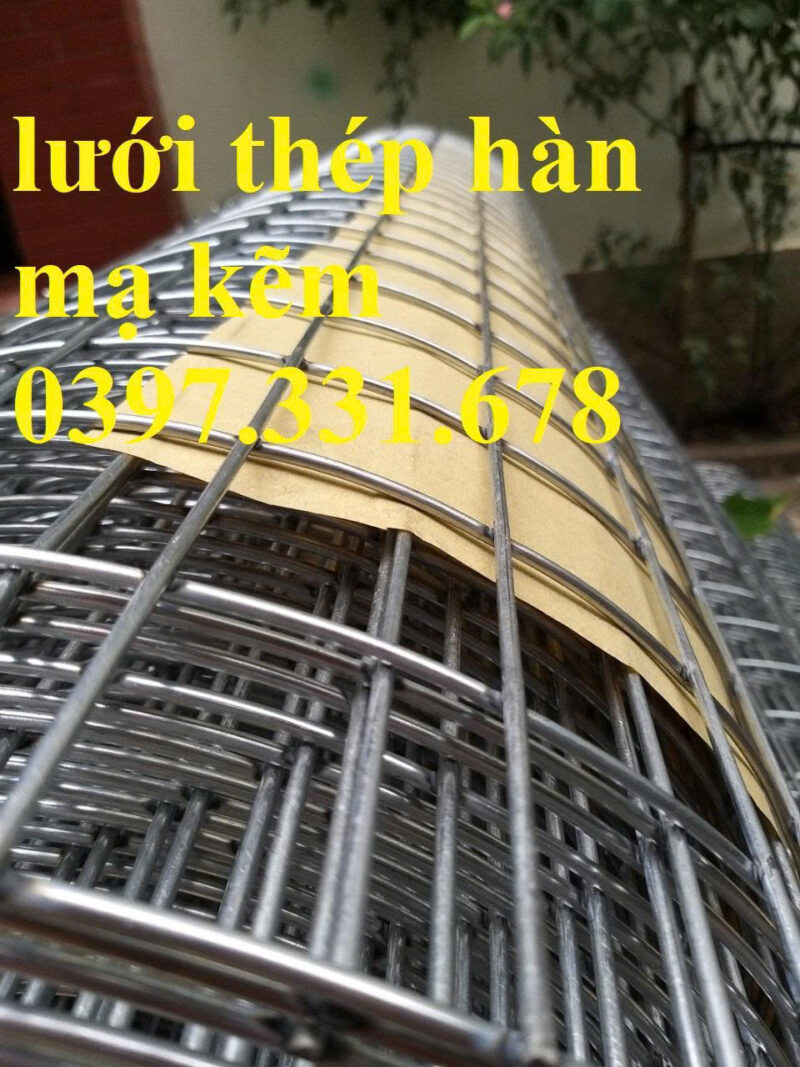 Lưới thép hàn mạ kẽm dạng cuộn 3ly, 4ly