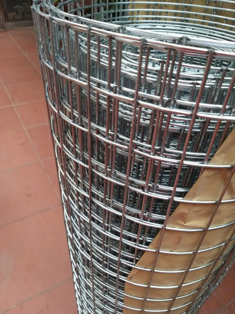 Lưới thép hàn mạ kẽm dạng cuộn 3ly, 4ly