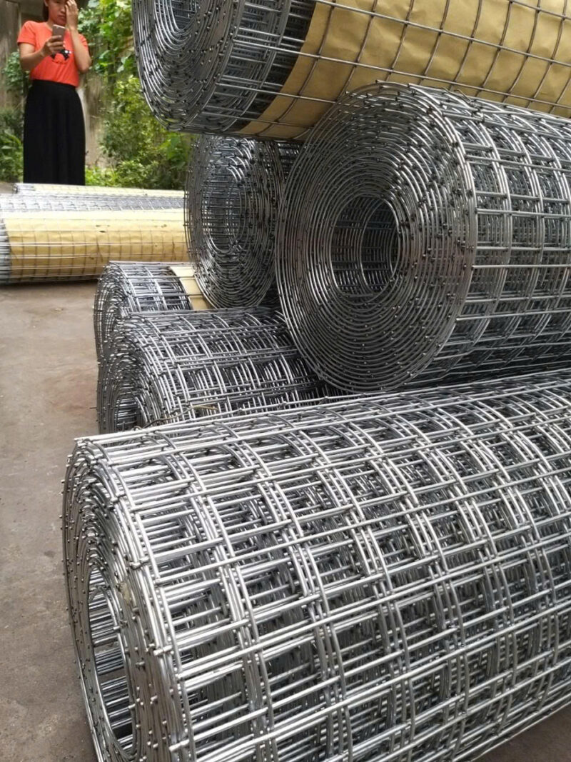 Lưới thép hàn mạ kẽm dạng cuộn 3ly, 4ly