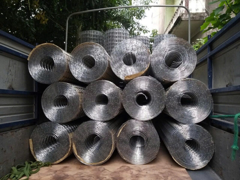 Lưới thép hàn mạ kẽm dạng cuộn 3ly, 4ly