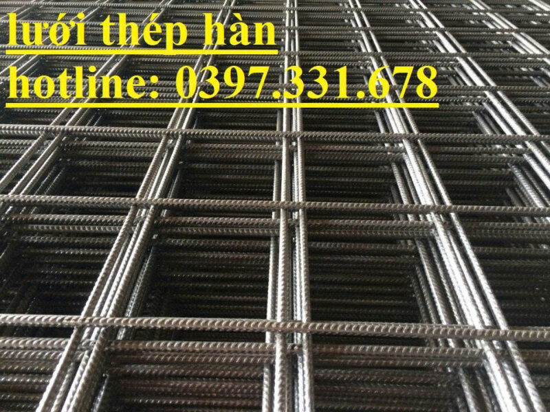 Lưới thép hàn phi 6 A100 đổ bê tông