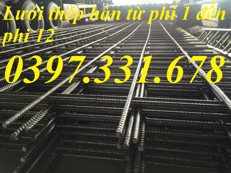 Lưới thép hàn phi 8 A200; Lưới thép hàn đổ bê tông