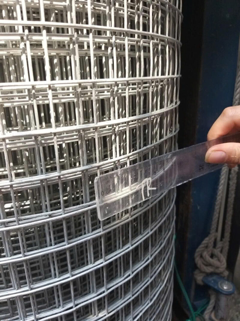 Lưới thép hàn mạ kẽm dây 2ly ô 25x25mm
