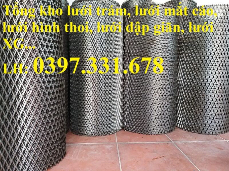 Lưới hình thoi 30x60x2ly; Lưới mắt cáo, lưới trám, Lưới dập giãn