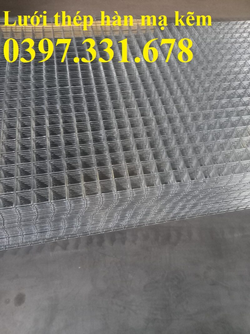 Lưới thép hàn mạ kẽm phi 5 ô (50x50) hàng sẵn kho