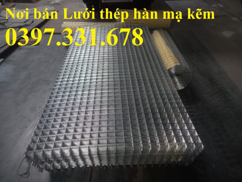 Lưới thép hàn mạ kẽm phi 5 ô (50x50) hàng sẵn kho