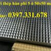 Lưới thép hàn mạ kẽm phi 5 ô (50x50) hàng sẵn kho