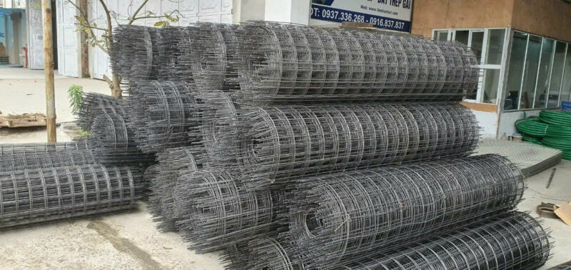 Lưới thép hàn phi 4 đổ bê tông dạng cuộn