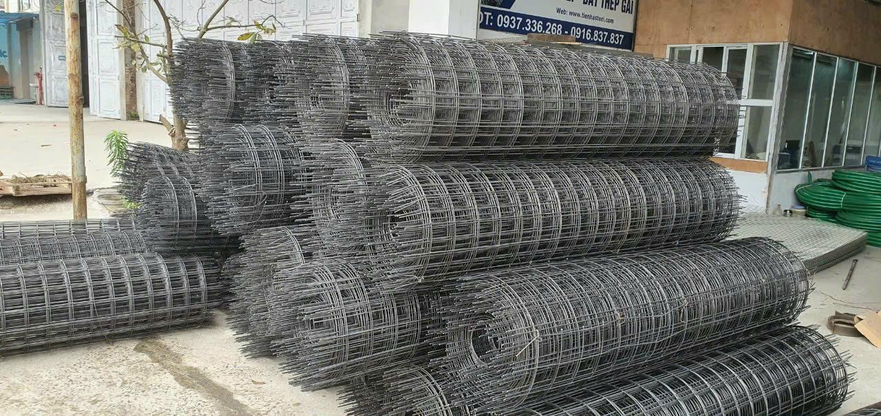 Lưới thép hàn phi 4 đổ bê tông dạng cuộn