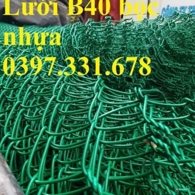 Lưới B40 bọc nhựa 2.4m