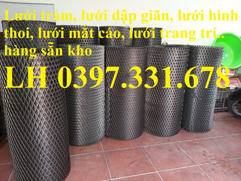Lưới dập giãn 20x40mm; Lưới mắt cáo; Lưới hình thoi