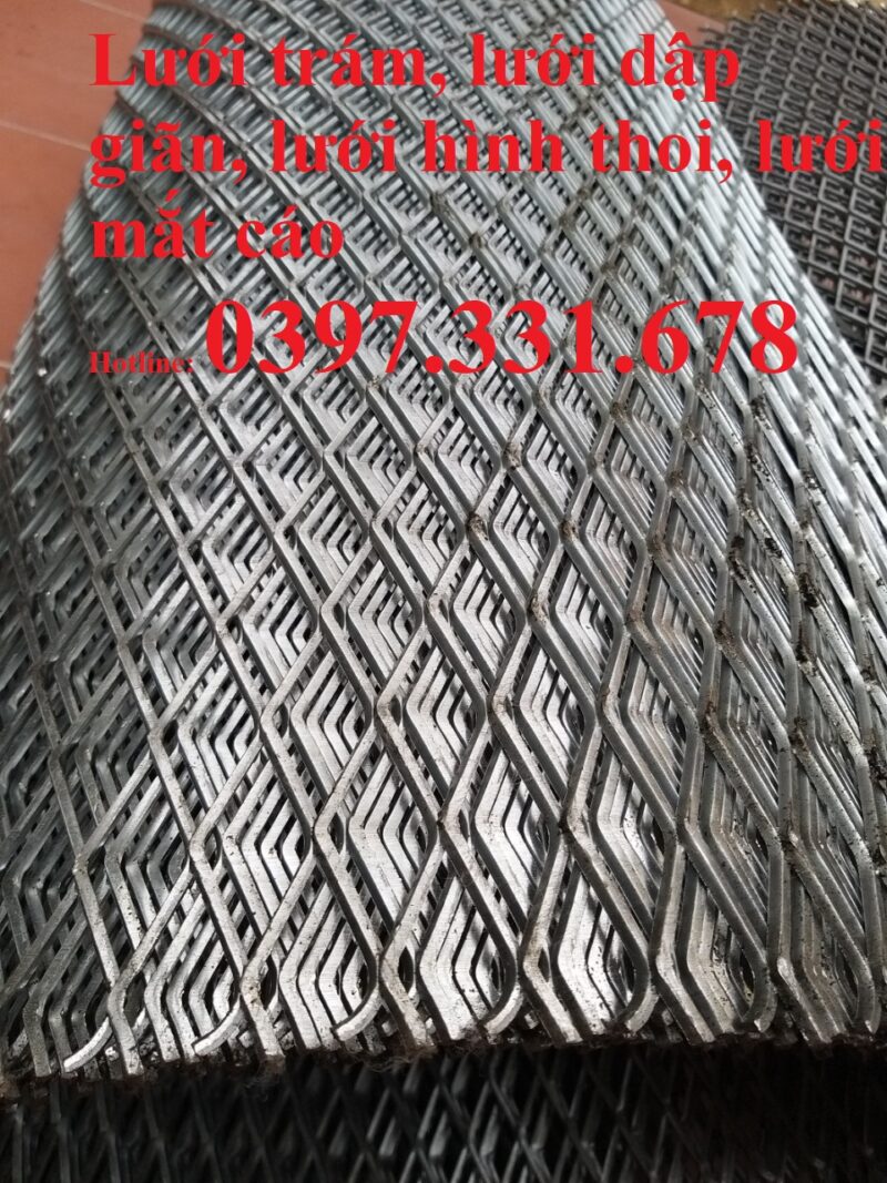 Lưới dập giãn 20x40mm; Lưới mắt cáo; Lưới hình thoi