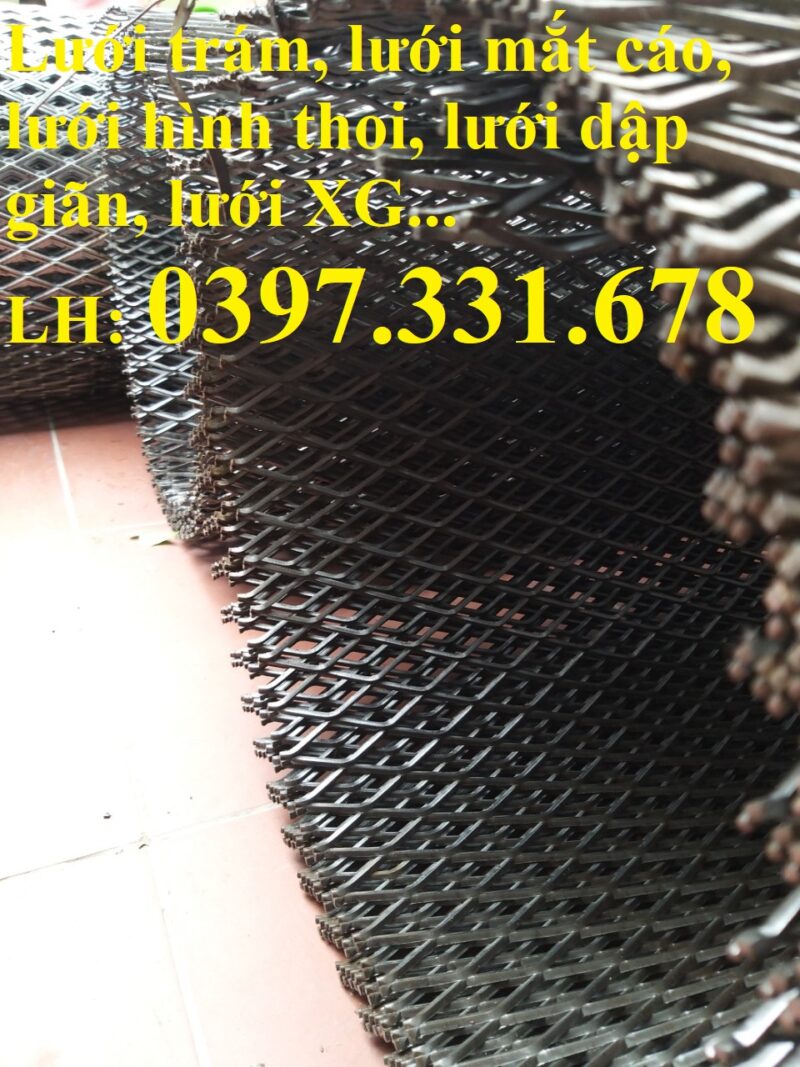 Lưới dập giãn 20x40mm; Lưới mắt cáo; Lưới hình thoi