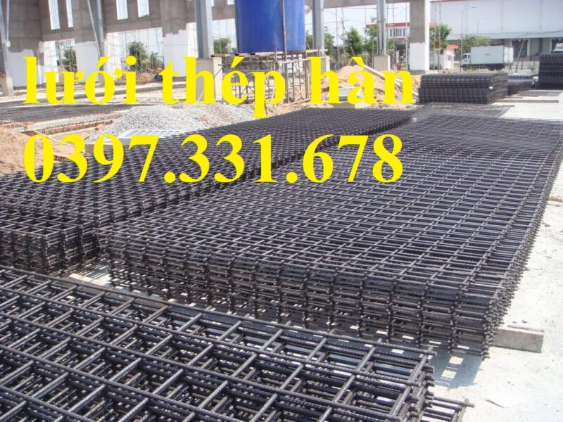 Lưới thép hàn phi 5 ô 100x100 lưới đen, mạ kẽm