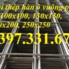 Lưới thép hàn phi 5 ô 100x100 lưới đen, mạ kẽm