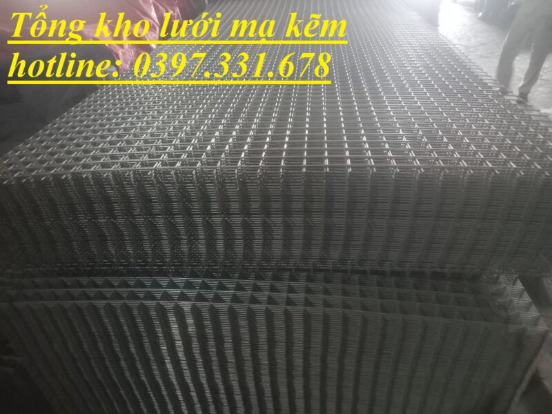Lưới thép hàn phi 4 ô 50x50 dạng tấm hàng sẵn kho