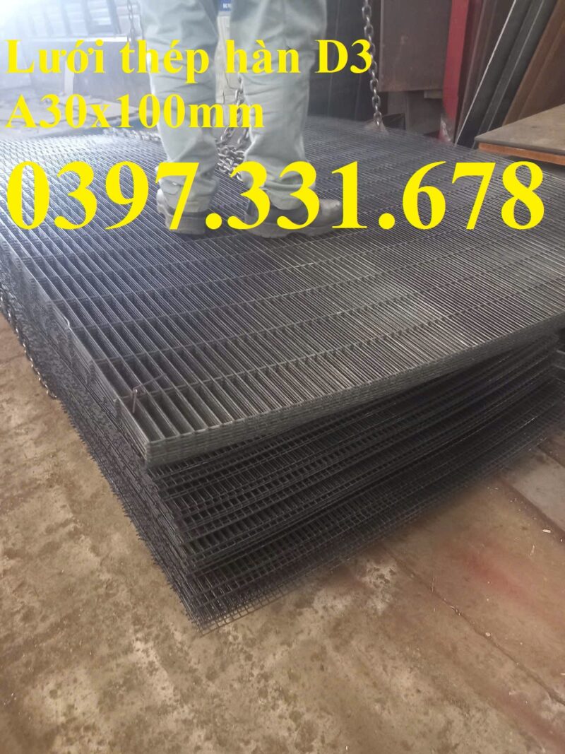 Lưới thép hàn phi 3 ô 20x100mm hàng sẵn kho