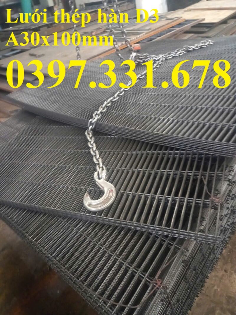 Lưới thép hàn phi 3 ô 20x100mm hàng sẵn kho