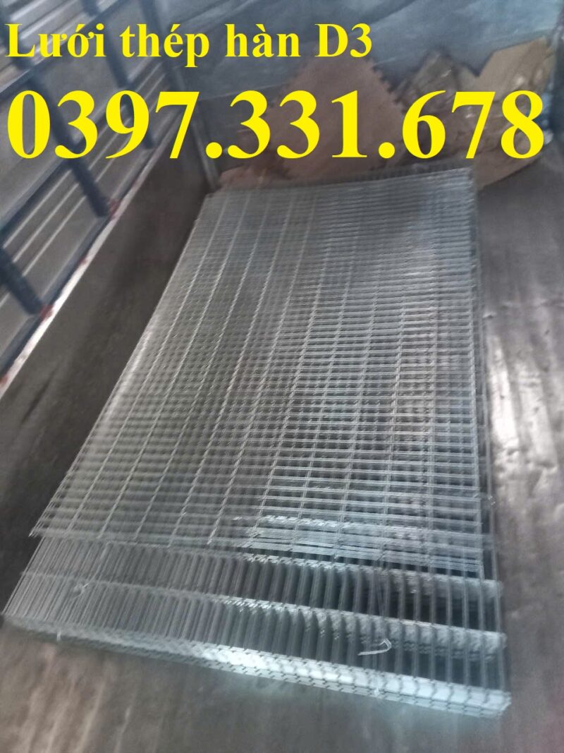 Lưới thép hàn phi 3 ô 20x100mm hàng sẵn kho