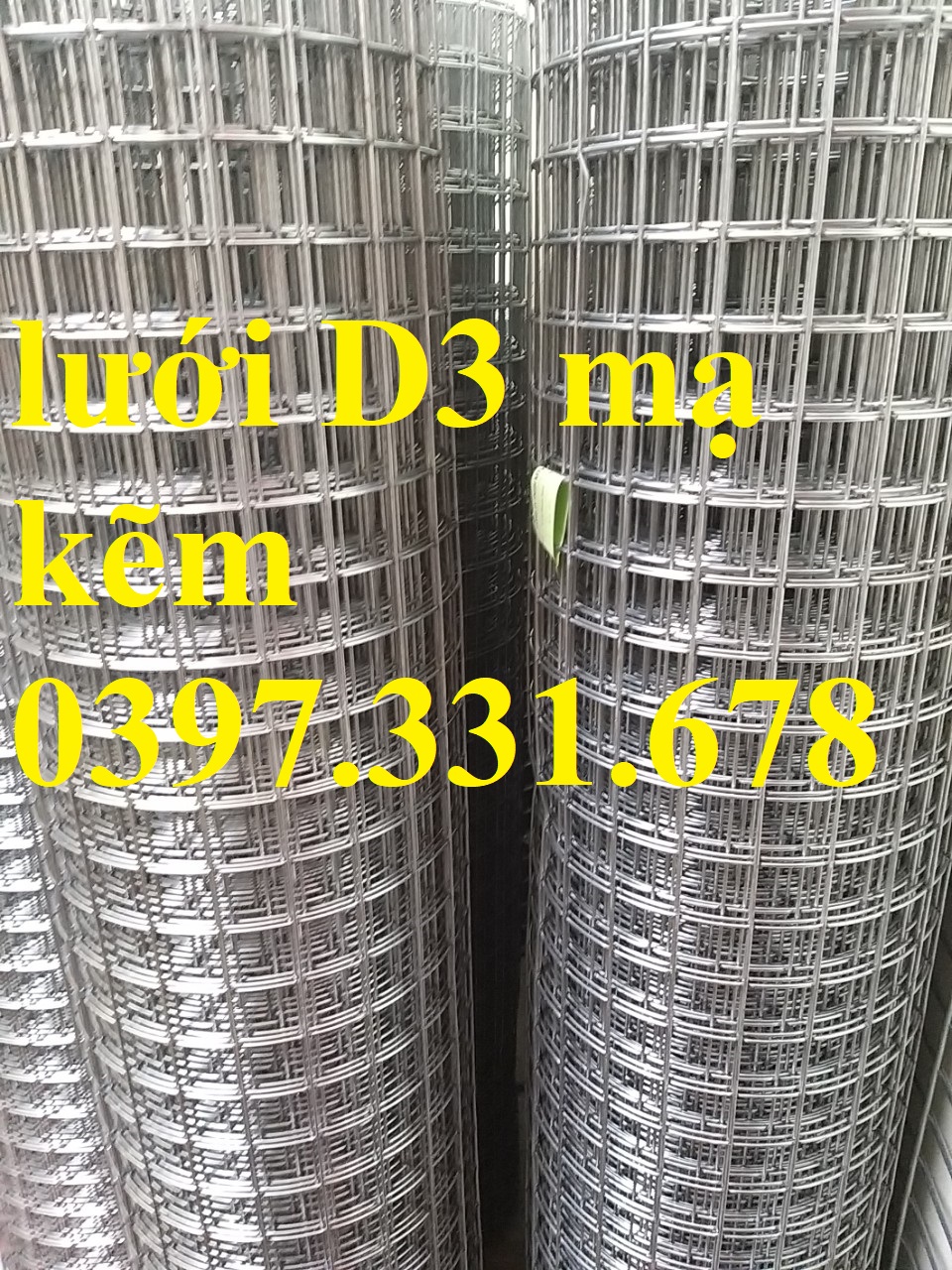 Lưới thép hàn phi 3 ô 50x50 mạ kẽm Lưới thép hàn phi 3 ô 50x50 mạ kẽm